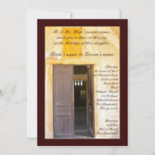 Kirchen-Türen Einladung (Vorderseite)