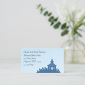 Kirchen-Visitenkarte Visitenkarte (Stehend Vorderseite)