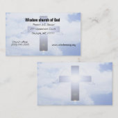 Kirchen-Visitenkarte Visitenkarte (Vorne/Hinten)