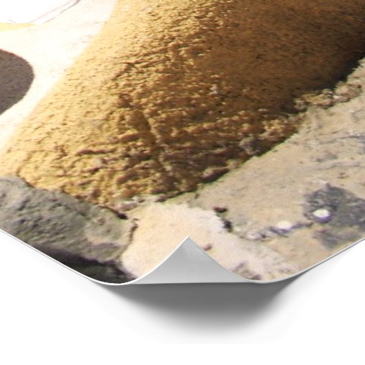 Kirchen von Santorin Poster (Ecke)