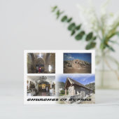 Kirchen von Zyrusstern Postkarte (Stehend Vorderseite)