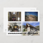 Kirchen von Zyrusstern Postkarte (Vorne/Hinten)