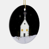 Kirchen-WeihnachtsErinnerungs-Verzierung Keramik Ornament (Rechts)