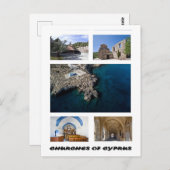 Kirchen Zyperns Postkarte (Vorne/Hinten)