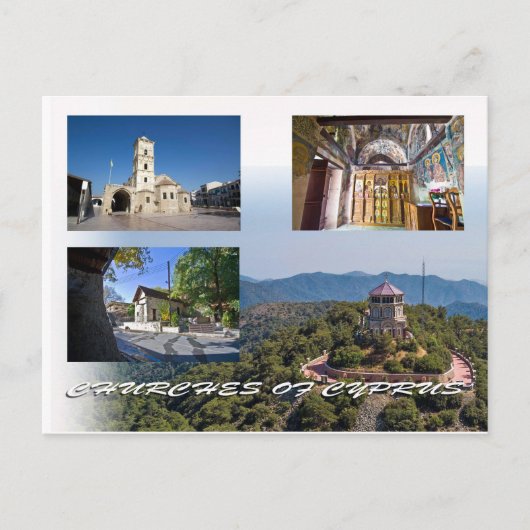 Kirchen Zyperns Postkarte (Vorderseite)