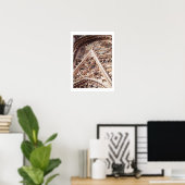 Kirchenarchitektur "Allure" Wasserfarbe Poster (Heimbüro)