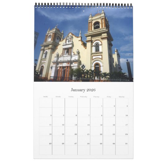 Kirchenarchitektur Kalender (Jan 2026)