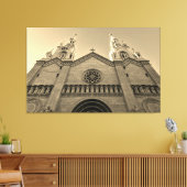 Kirchenaußen Leinwanddruck (Insitu (Wohnzimmer))