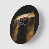 Kirchenbibel Runde Wanduhr (Winkel)