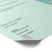Kirchenblatt Poster (Ecke)