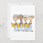 Kirchenchor Einladung (Vorderseite)