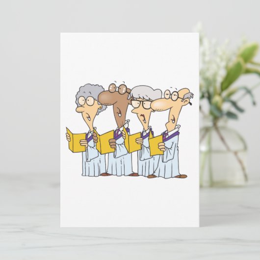 Kirchenchor Einladung (Stehend Vorderseite)