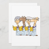 Kirchenchor Einladung (Vorne/Hinten)