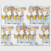 Kirchenchor Geschenkpapier (Flach)