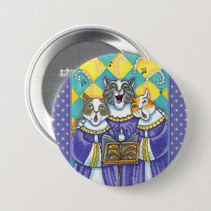 KIRCHENCHOR KATZEN & MAUS SINGEN WEIHNACHTSLIEDER BUTTON