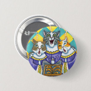 KIRCHENCHOR KATZEN & MAUS SINGER WEIHNACHTSLIEDER BUTTON