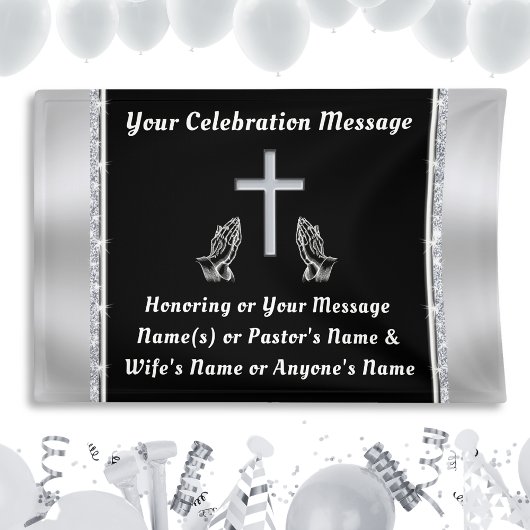 Kirchendekoration zum Jubiläum, Christlich Banner