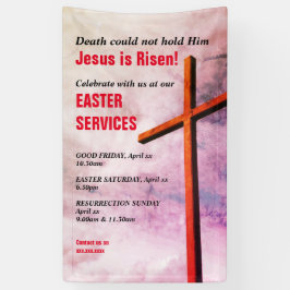 KIRCHENDIENSTE IM OSTEN | Jesus ist Risen Banner