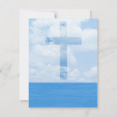 Kircheneinladung personifizieren einladung (Rückseite)