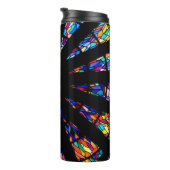 Kirchenfarbene Glasfenster Thermosbecher (Nach rechts gedreht)