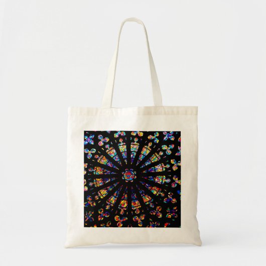 Kirchenfarbene Glasfenster Tragetasche (Vorne)