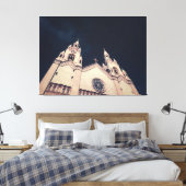 Kirchenfassadenarchitektur leinwanddruck (Insitu (Schlafzimmer))