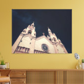 Kirchenfassadenarchitektur leinwanddruck (Insitu (Wohnzimmer))