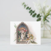 Kirchenfenster Auferstehung Christi Postkarte (Stehend Vorderseite)