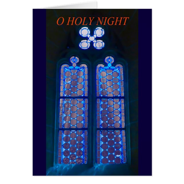 Kirchenfenster-Bild für Postkarten (Vorne)