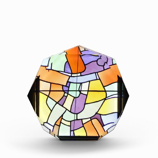 Kirchenfenster Botterens FR Suisse Fotoblock (Vorderseite)