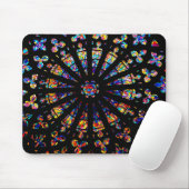 Kirchenfenster Buntglasfarben Mousepad (Mit Mouse)
