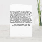 KIRCHENFENSTER FEIERTAGSKARTE (Rückseite)