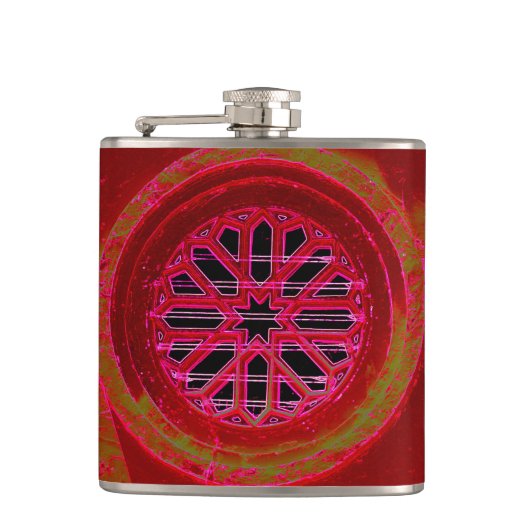 Kirchenfenster Flachmann (Vorderseite)