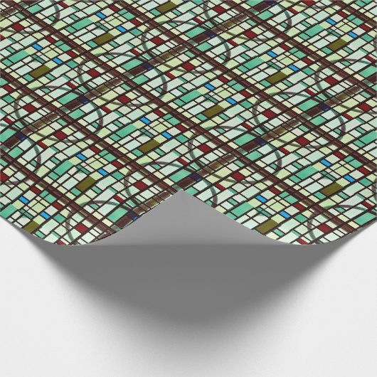 Kirchenfenster Geschenkpapier (Ecke)