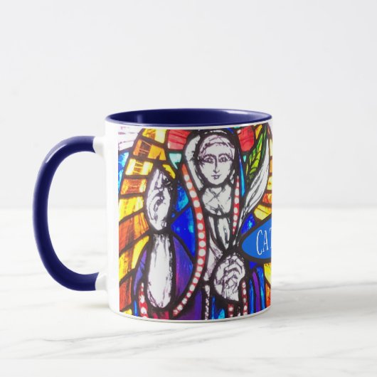 Kirchenfenster Gestaltete Glaskonstruktion Tasse (Links)