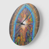 Kirchenfenster Große Wanduhr (Winkel)
