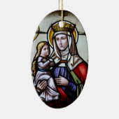 Kirchenfenster la Roche FR Suisse Keramik Ornament (Rechts)