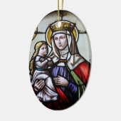 Kirchenfenster la Roche FR Suisse Keramik Ornament (Links)