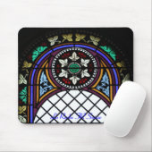 Kirchenfenster La Roche FR Suisse Mousepad (Mit Mouse)