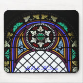 Kirchenfenster La Roche FR Suisse Mousepad (Vorne)