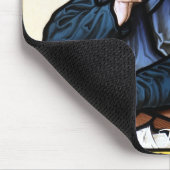 Kirchenfenster La Roche FR Suisse Mousepad (Ecke)