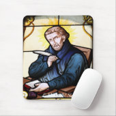 Kirchenfenster La Roche FR Suisse Mousepad (Mit Mouse)