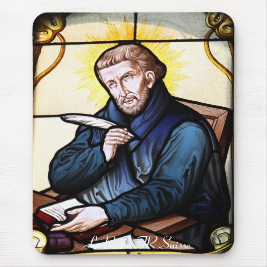 Kirchenfenster La Roche FR Suisse Mousepad (Vorne)