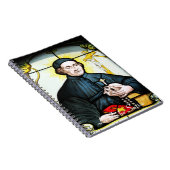 Kirchenfenster La Roche Suisse Nootbook Notizblock (Rechte Seite)