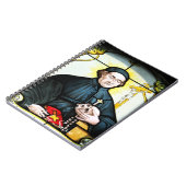 Kirchenfenster La Roche Suisse Nootbook Notizblock (Linke Seite)