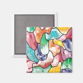 Kirchenfenster Magnet (Vorderseite/Rückseite)
