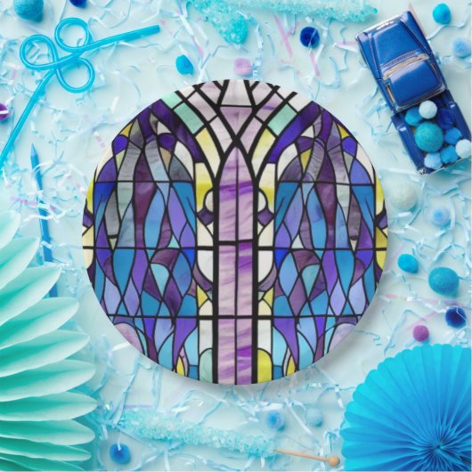 Kirchenfenster Pappteller (Party)