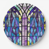 Kirchenfenster Pappteller (Vorderseite)