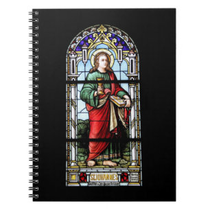 Kirchenfenster Plaffeien Schweiz / Suisse Nootbook Notizblock