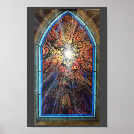 Kirchenfenster Poster
